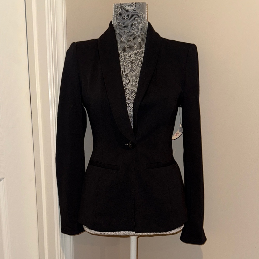Guess Black Women's Blazer XS NWT
